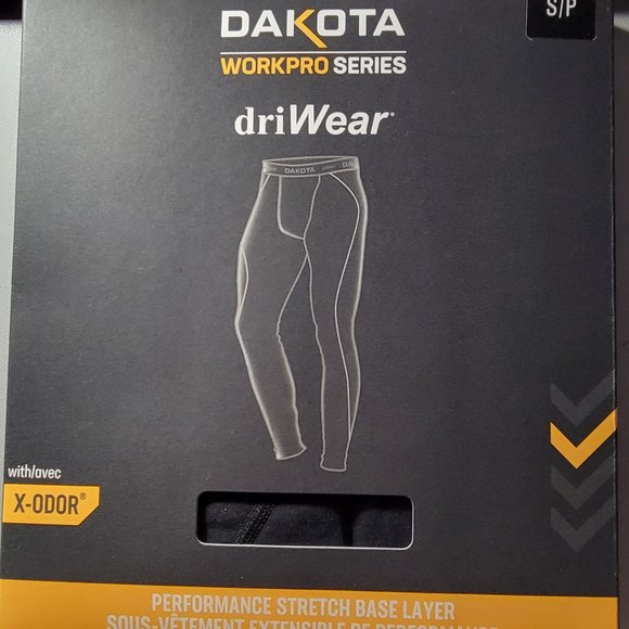 NEW Men's Dakota Performance Baselayer Pants - Small - Picture 1 of 4
